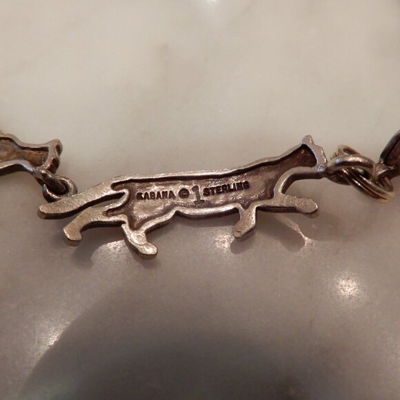 Kabana Vintage Silver Cat Bracelet - Picture 7 of 8